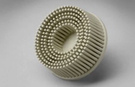 3" X 5/8" 50X CERAMIC TR QUICK CHANGE STRAIGHT BRISTLE DISC, SA 879504, GREEN, 10/BX, 4BX/CA